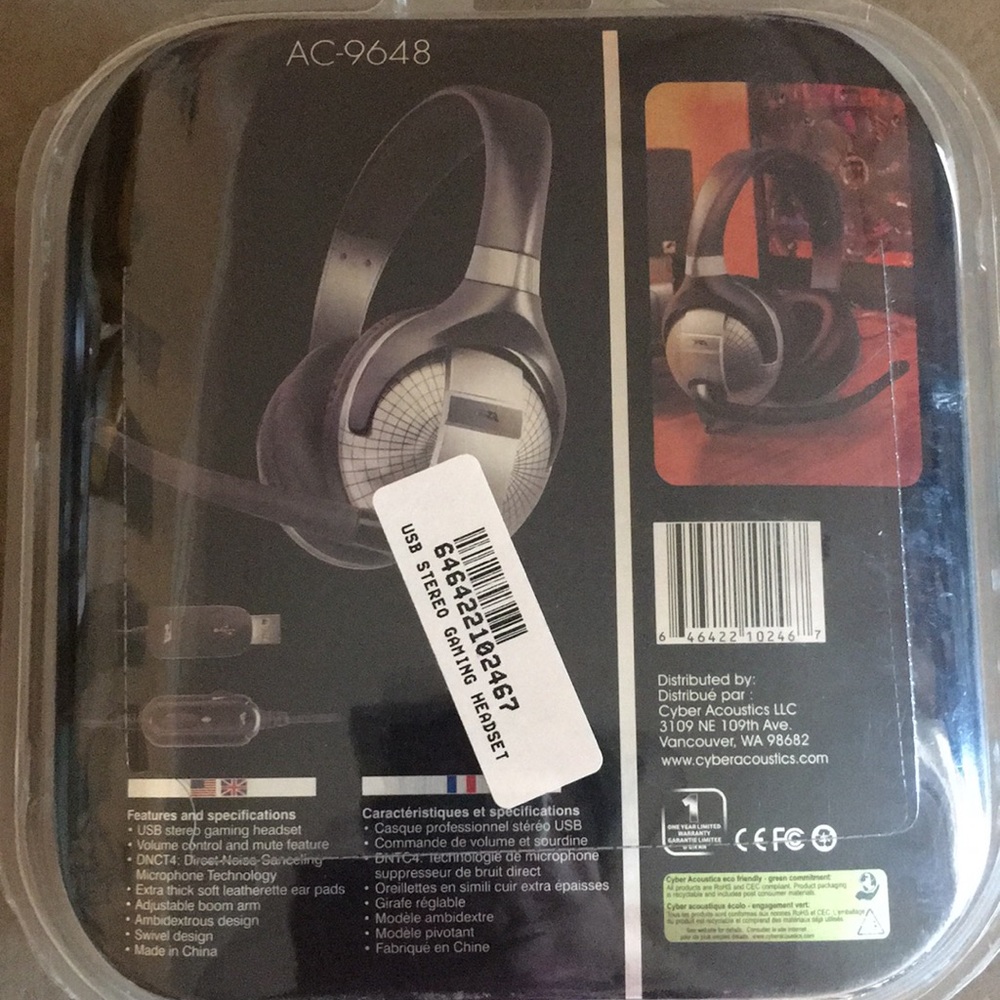 Computer Gaming USB Headset - Picture 2 of 6